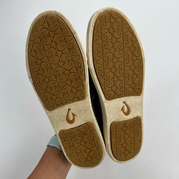 OluKai Pehua Li Lightweight Breathable Convertible Sneaker Olive Green Size 9 - Picture 4 of 10